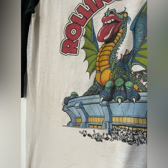 Vintage Rolling Stones 1981 Raglan Tee x The Knits - Picture 5 of 13